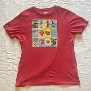 Men’s Red Graphic Tee